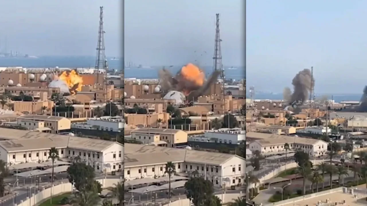 İran, Bahreyn'de ABD üssünü vurdu