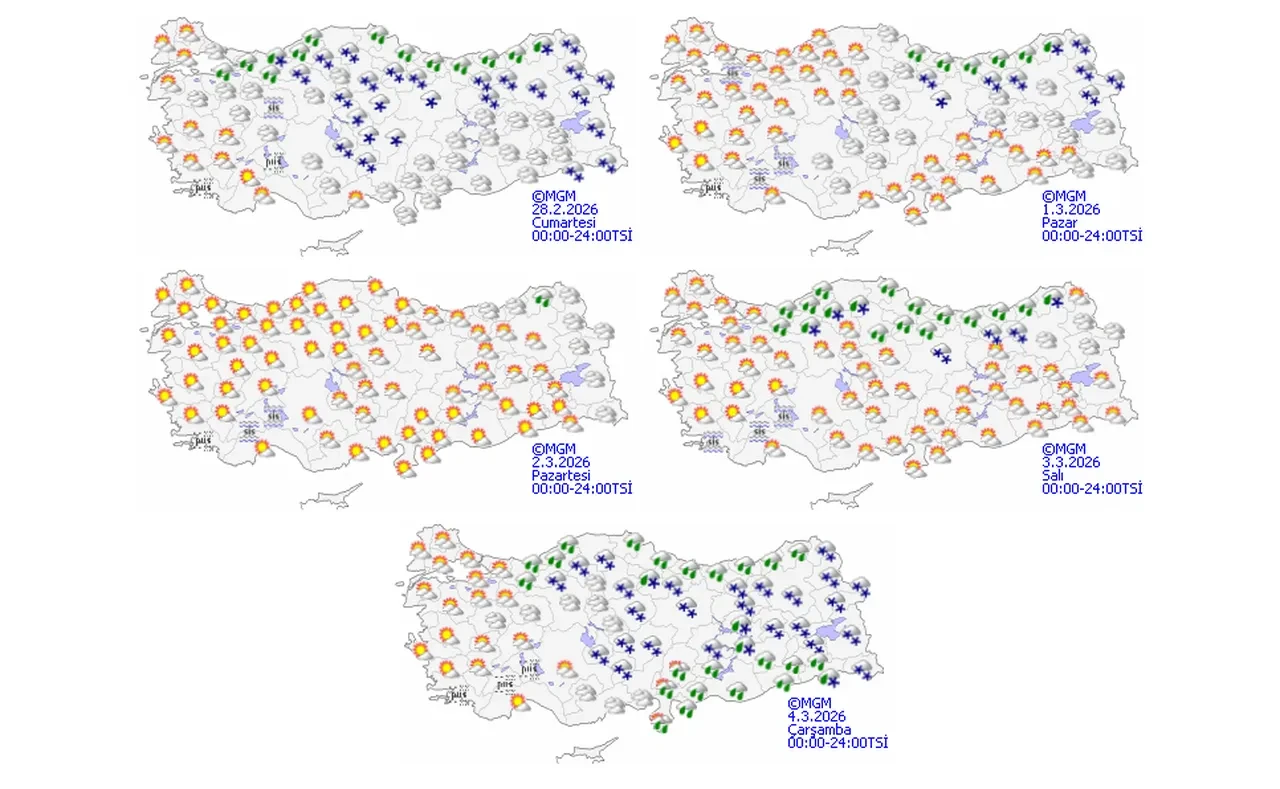 Meteoroloji sarı kodlu uyarı verdi! Kuvvetli kar yağışı geliyor 
