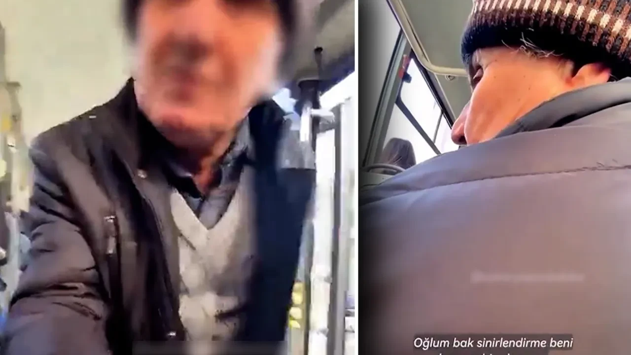 Otobüste yer vermeyen gencin kucağına oturdu! Bacağını görünce şoke oldu: Yaptığından utanmadı bile