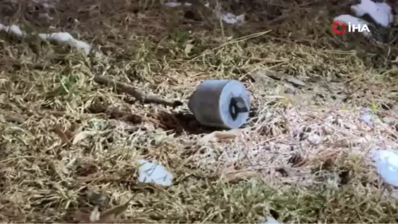 Patlamayan iftar topu paniğe neden oldu! Ses bombası kontrollü olarak patlatıldı