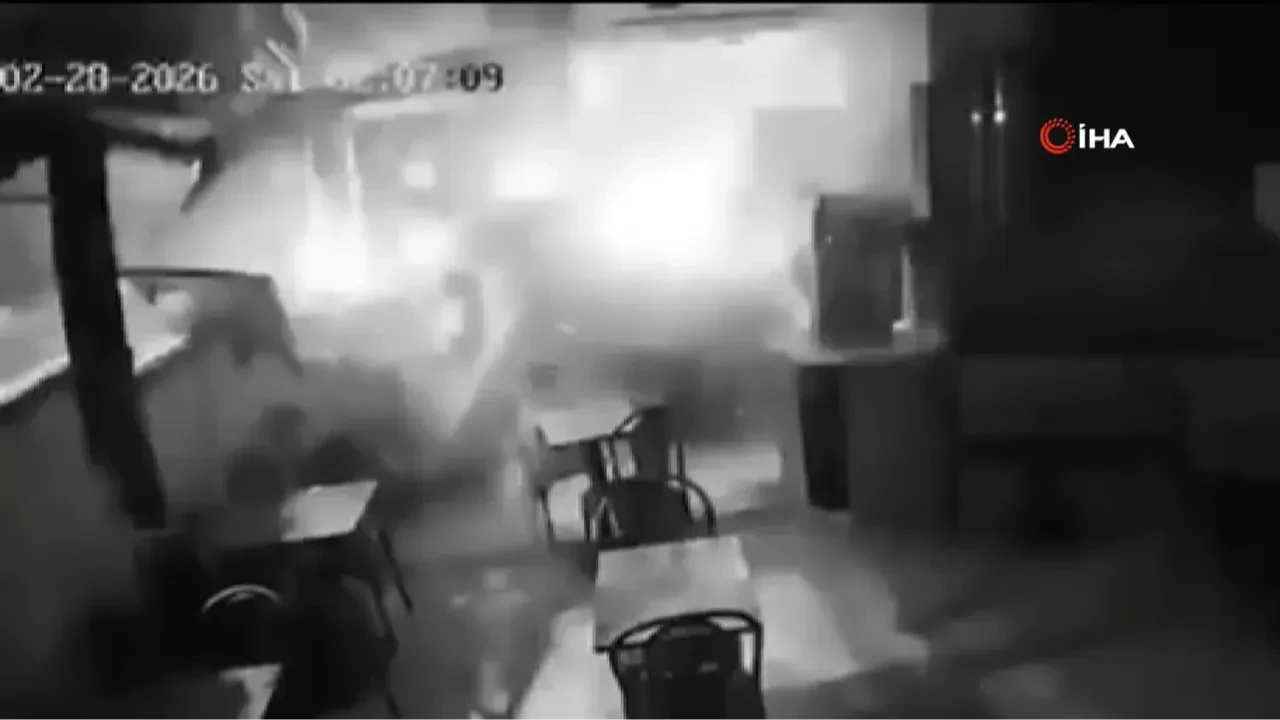 Üsküdar'daki iş yeri kazasının güvenlik kamerası görüntüleri ortaya çıktı!