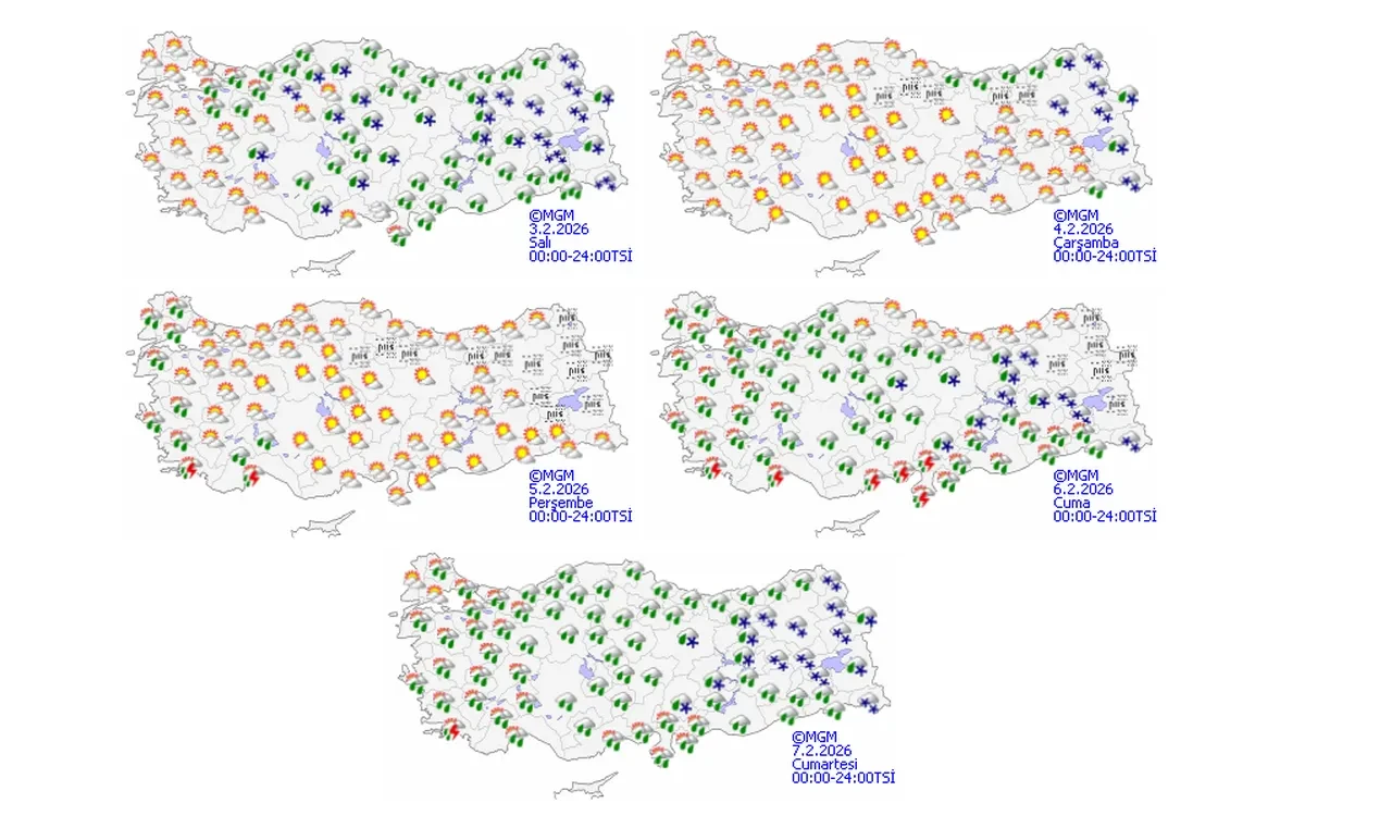Meteoroloji birçok kenti uyardı! Kuvvetli kar yağışı kapıda: 4 gün boyunca devam edecek 