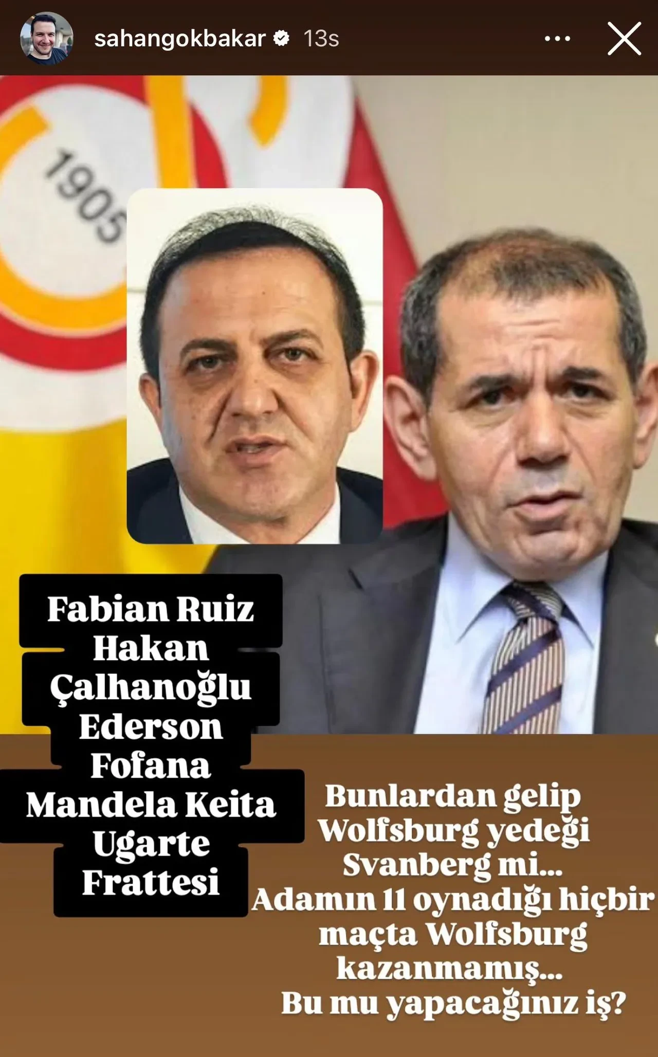 Şahan Gökbakar'dan Galatasaray yönetimine sert eleştiri! 'Bu mu yapacağınız iş?'