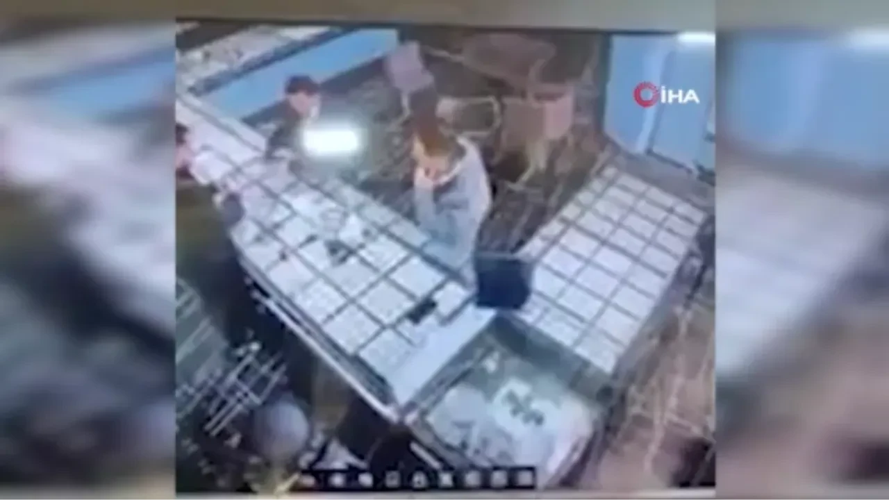 Şanlıurfa'da bir polisin yaralandığı kuyumcu soygunu kamerada!