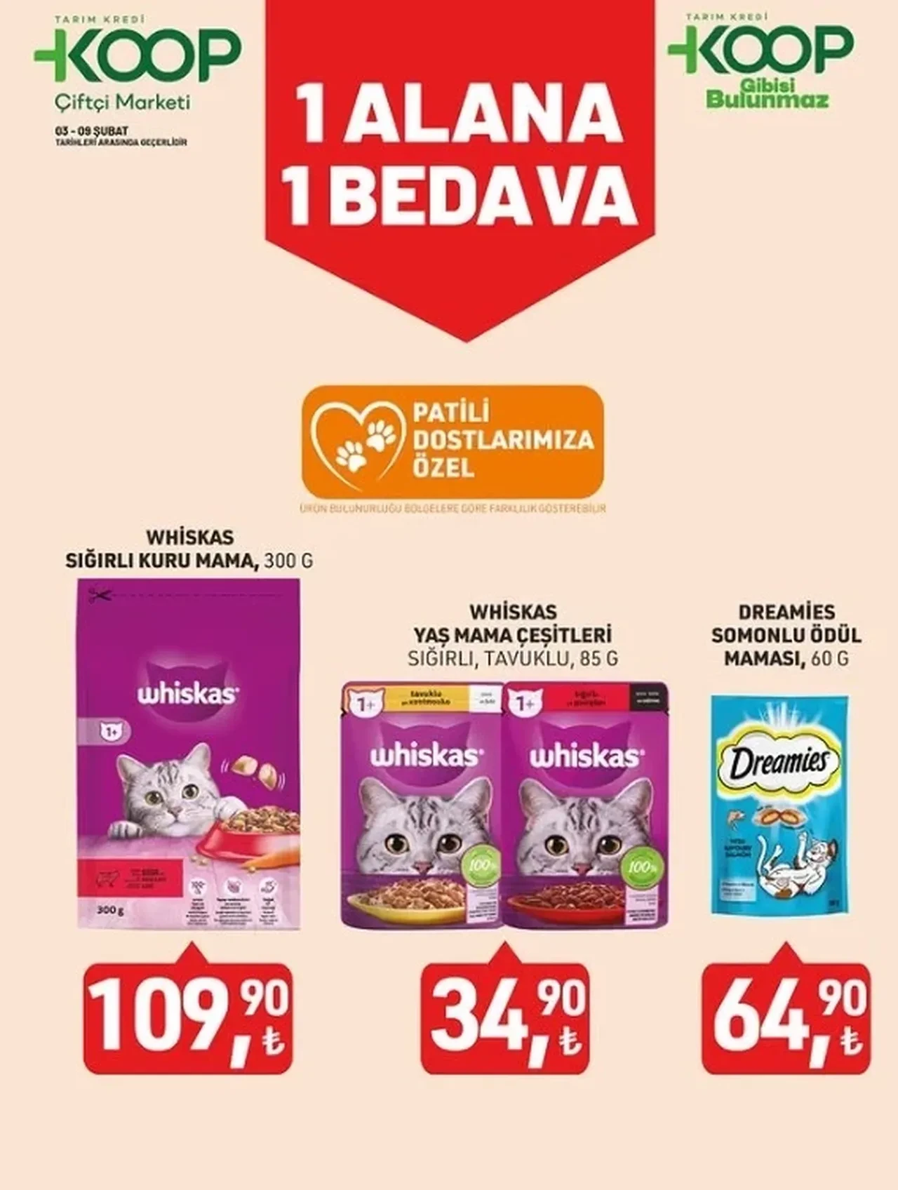 Tarım Kredi 3-9 Şubat indirimli ürünler kataloğu belli oldu! Tarım Kredi 1 Alana 1 Bedava ürünleri neler?