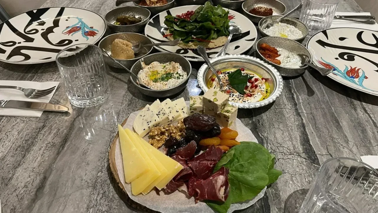 lüks iftar menüsü 