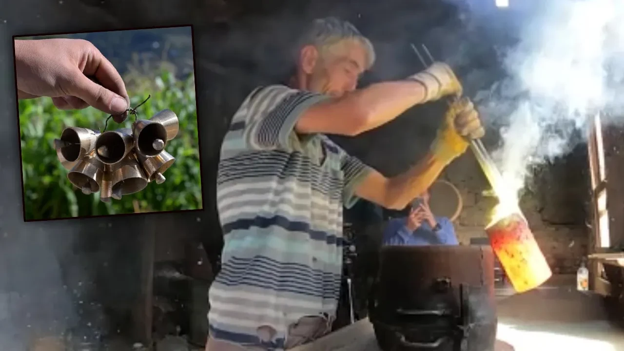 Gümüşhane'de üretiliyor, Avrupa'ya gönderiliyor! Hurda metalden doğan eser