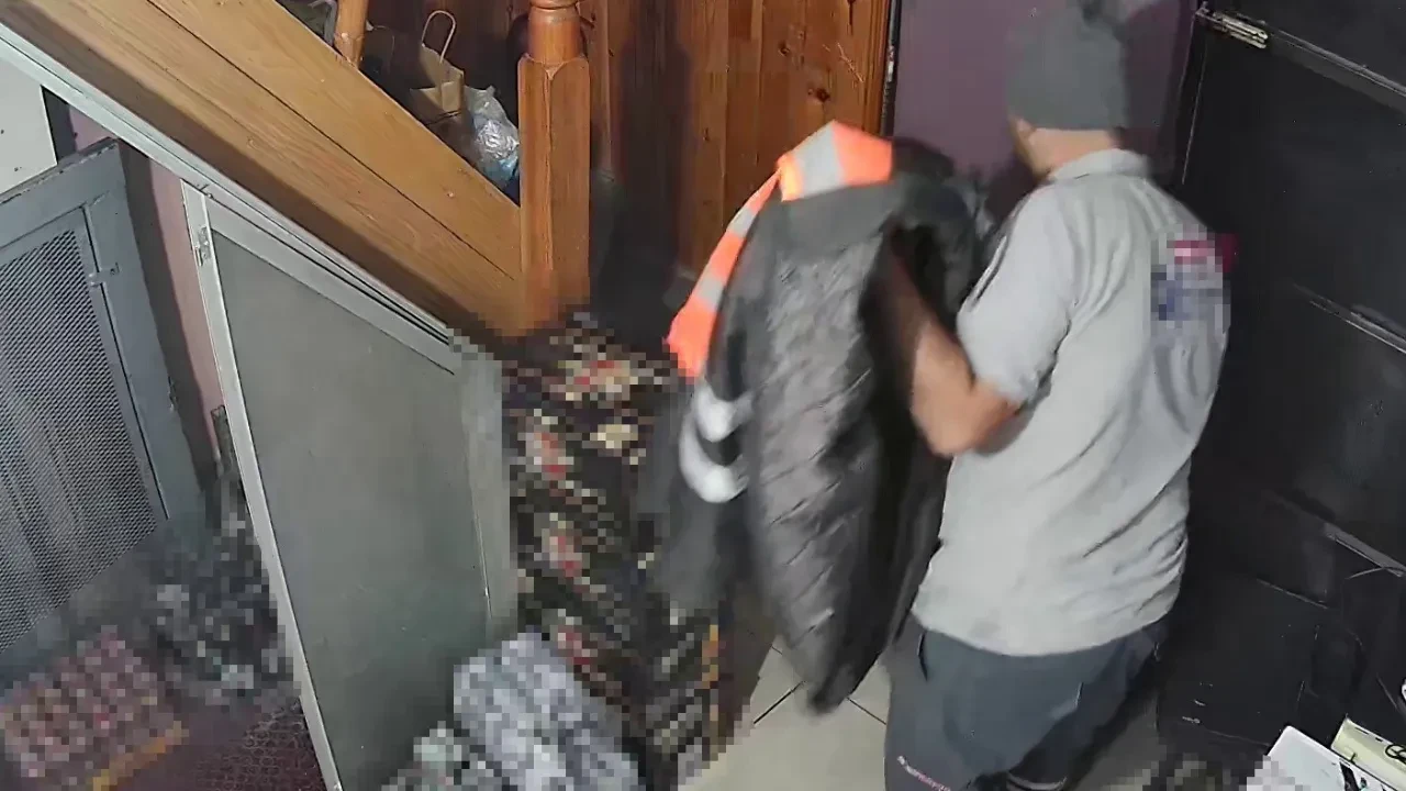 Önce çöpleri temizledi, sonra sigara ve içki çaldı! Antalya'da akılalmaz hırsızlık olayı