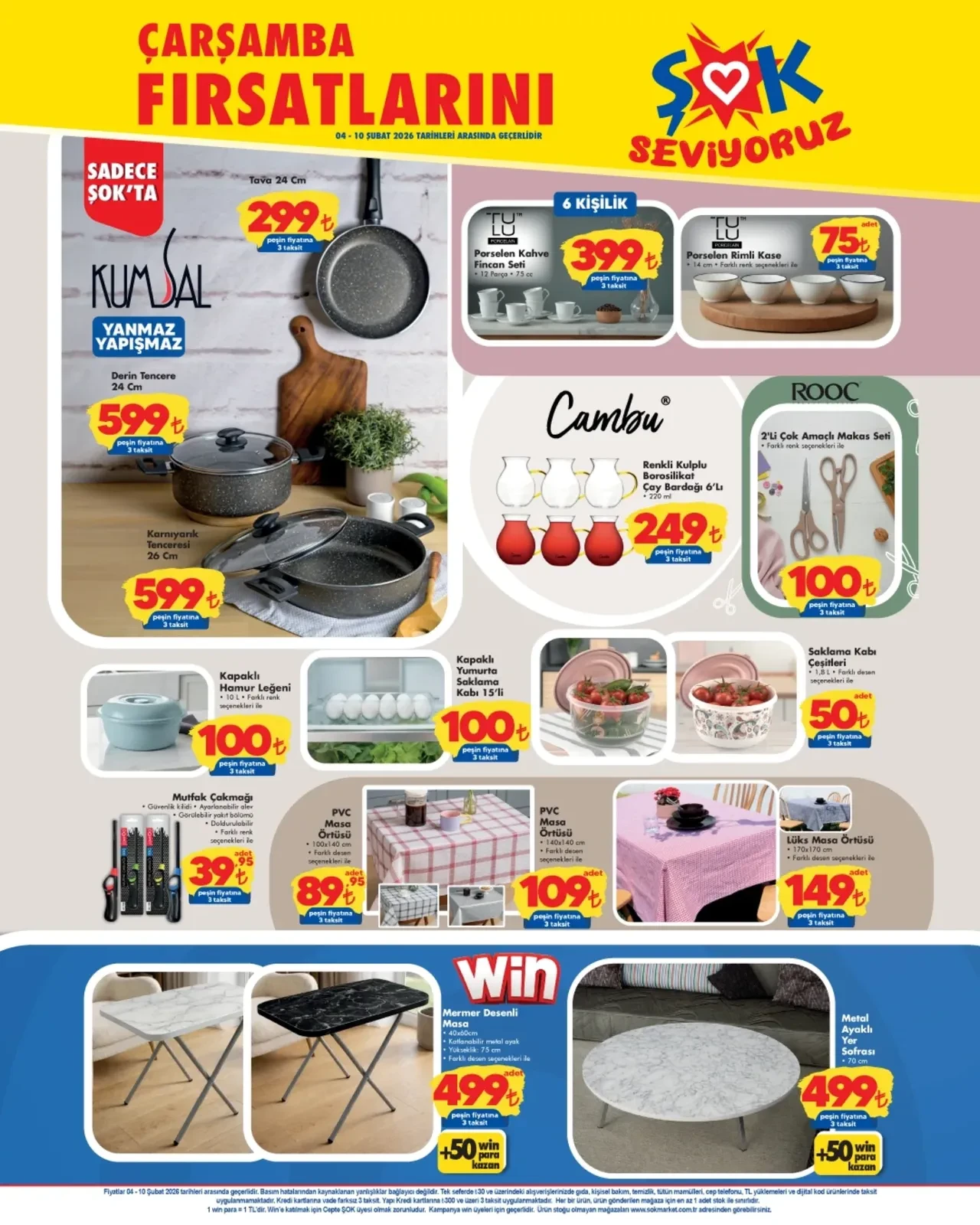 ŞOK aktüel ürünler kataloğu 4-10 Şubat! ŞOK'a bu hafta buharlı süpürge, 4 farklı model ısıtıcı ve araç kamerası geliyor