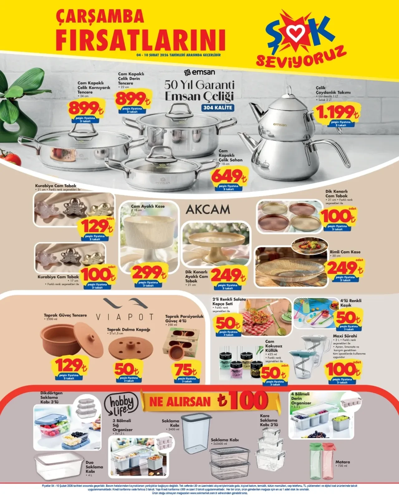 ŞOK aktüel ürünler kataloğu 4-10 Şubat! ŞOK'a bu hafta buharlı süpürge, 4 farklı model ısıtıcı ve araç kamerası geliyor