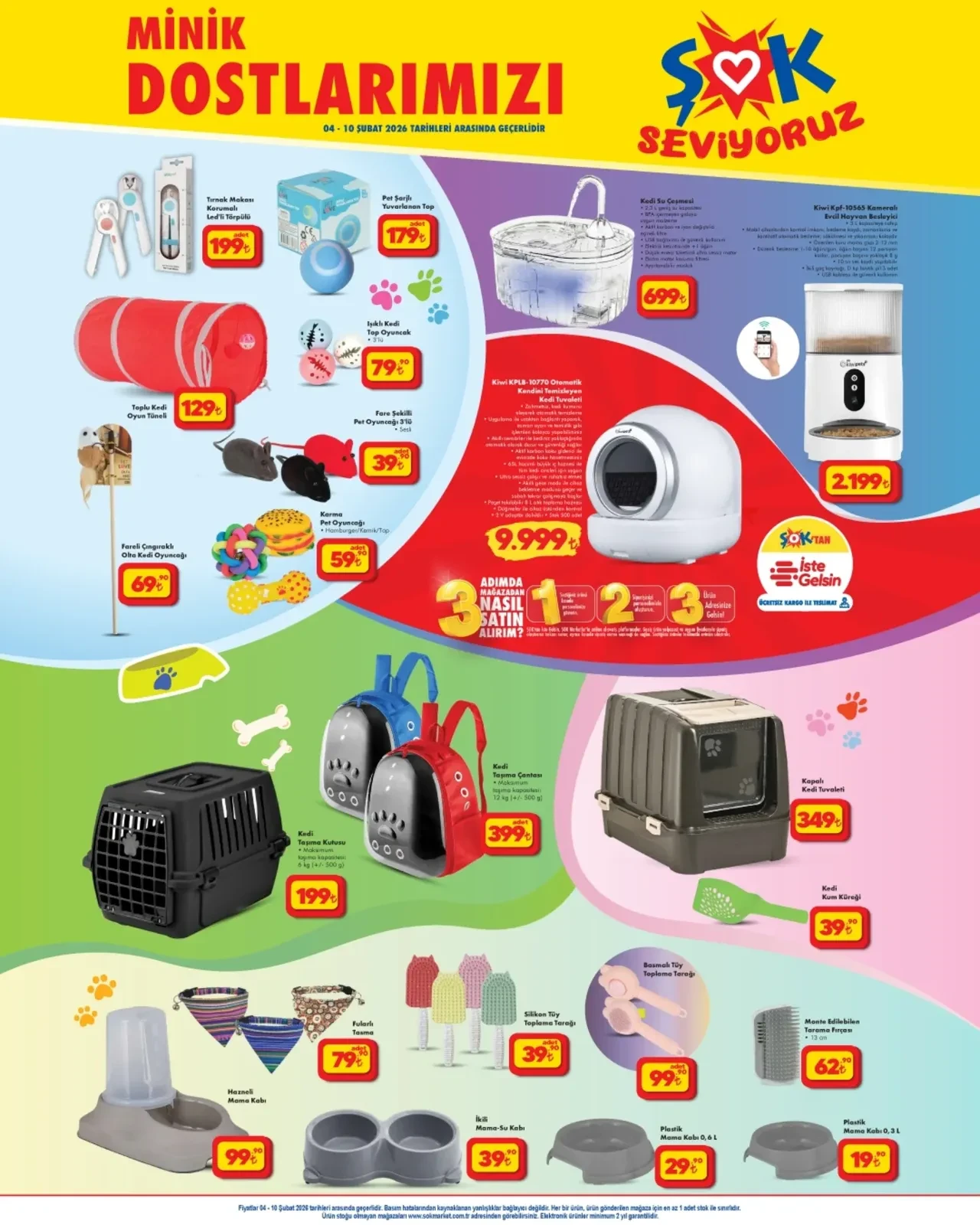 ŞOK aktüel ürünler kataloğu 4-10 Şubat! ŞOK'a bu hafta buharlı süpürge, 4 farklı model ısıtıcı ve araç kamerası geliyor