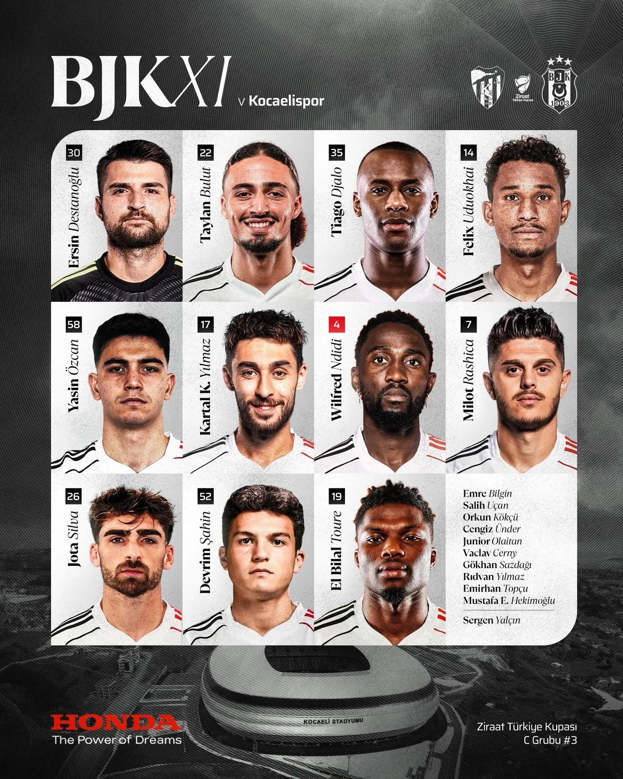 Kocaelispor ve Beşiktaş puanları paylaştı: Ziraat Türkiye Kupası'nda kritik beraberlik!