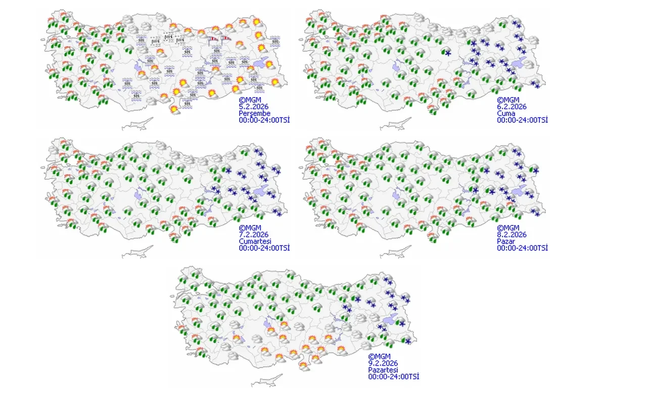 Meteoroloji birçok kent için alarm verdi! Kuvvetli kar ve sağanak geliyor: İller tek tek sıralandı 