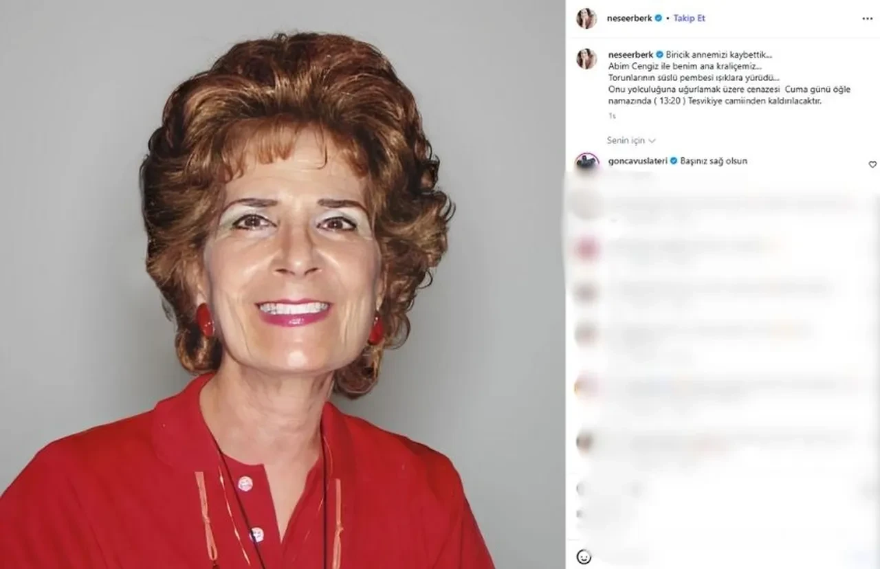 Neşe Erberk'in acı günü! Annesi Gülşen Erberk hayatını kaybetti 