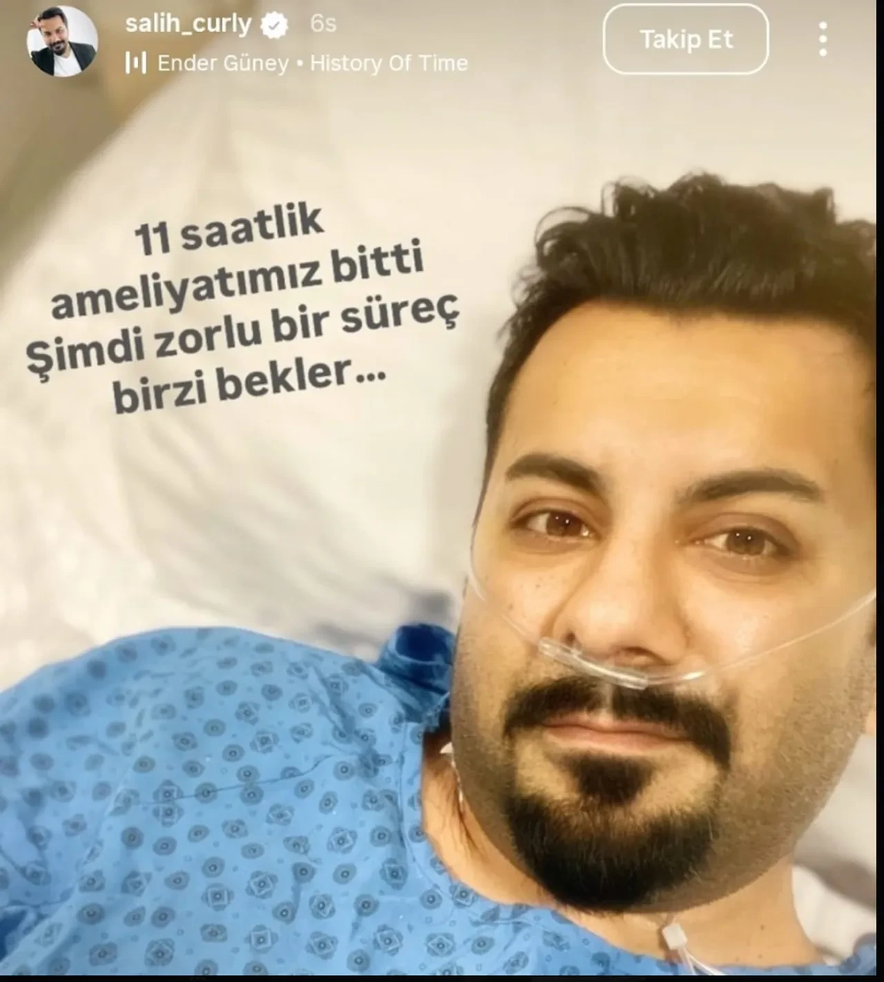 Ufuk Özkan'ın donörü Salih Kıvırcık, operasyon sonrası sosyal medya hesabından ilk paylaşımını yaptı: