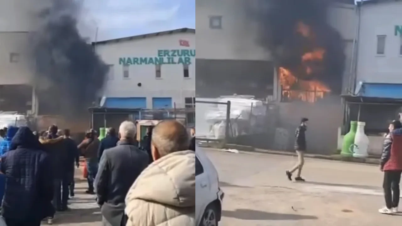 Yangını film gibi izlediler! İtfaiye ekipleri çalıştı, onlar uzaktan takip etti