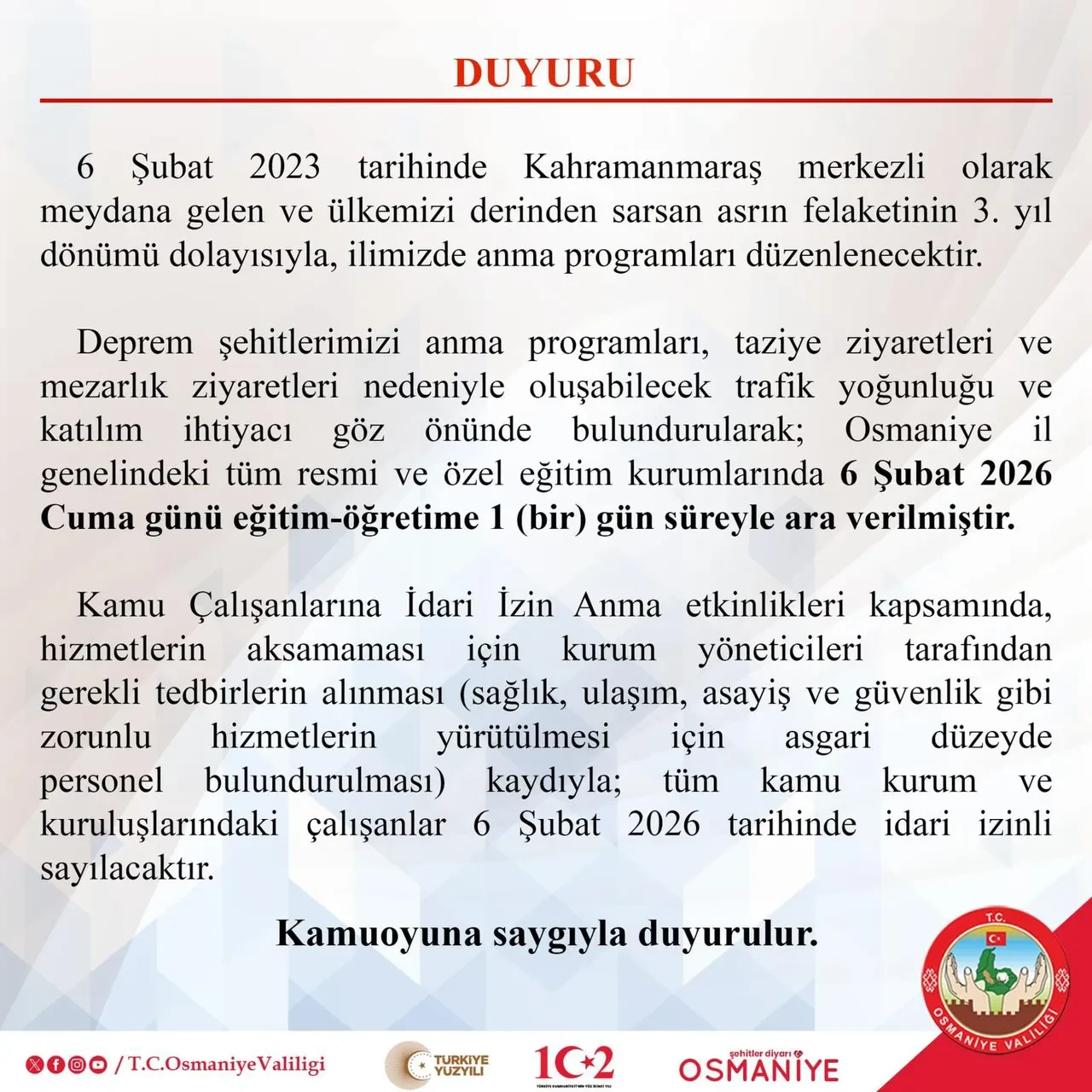 Yarın okullar tatil mi? 6 Şubat Cuma okulların hangi illerde tatil olduğu açıklandı