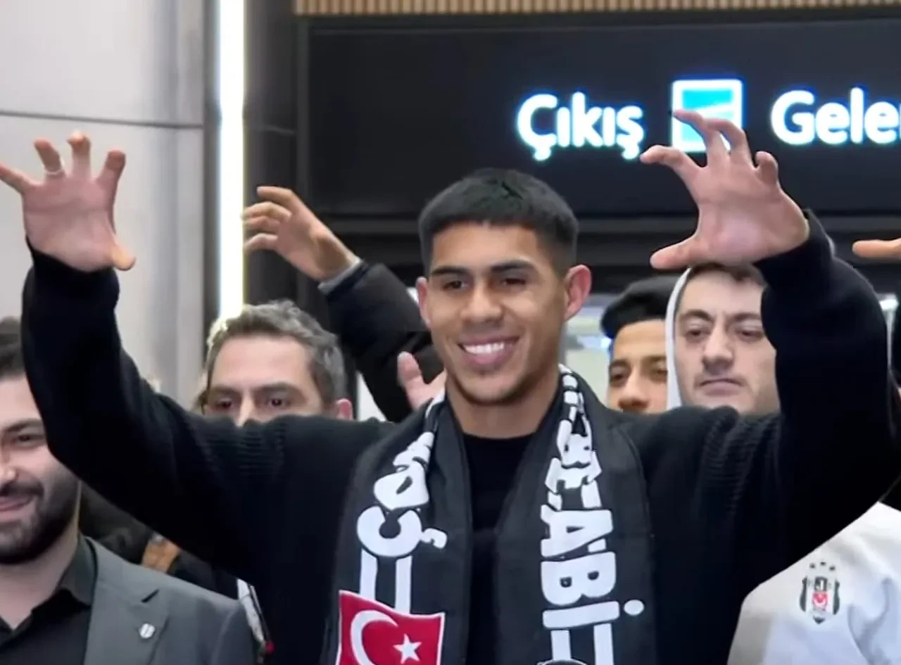 Beşiktaş'ın yeni transferi Devis Vasquez İstanbul'da!