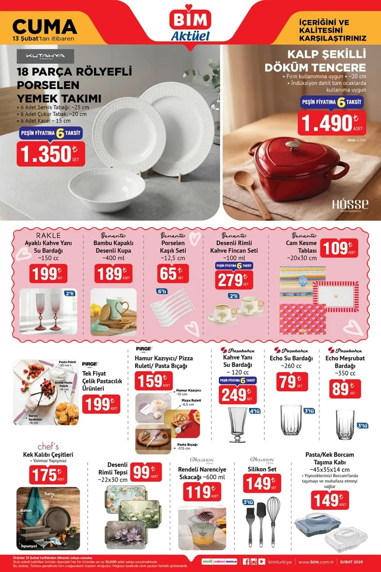BİM 6-13 Şubat aktüel ürünler kataloğu 2026! Mini ütü, blender, çay makinesi, saç maşası ve dikey süpürge geliyor