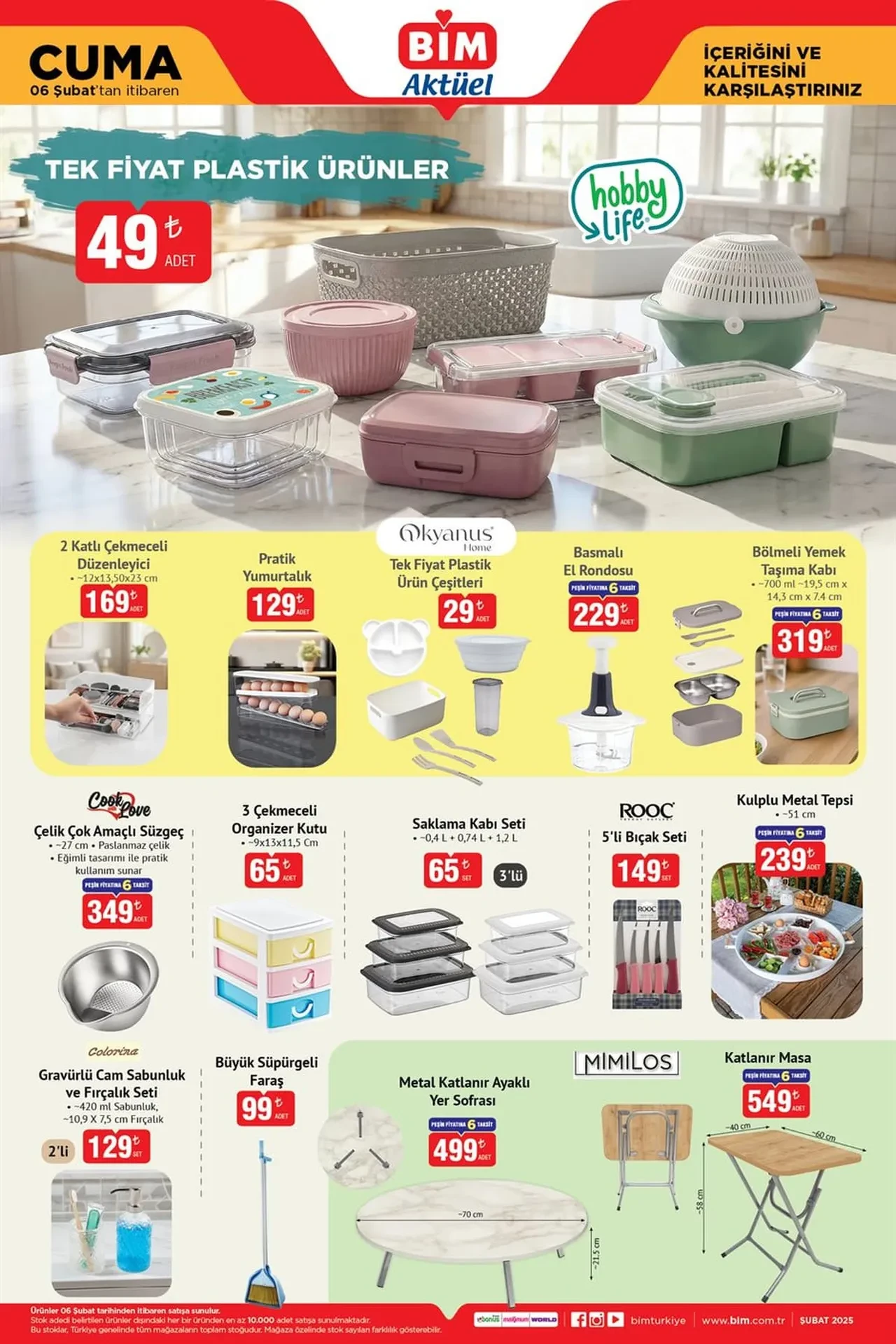 BİM 6-13 Şubat aktüel ürünler kataloğu 2026! Mini ütü, blender, çay makinesi, saç maşası ve dikey süpürge geliyor