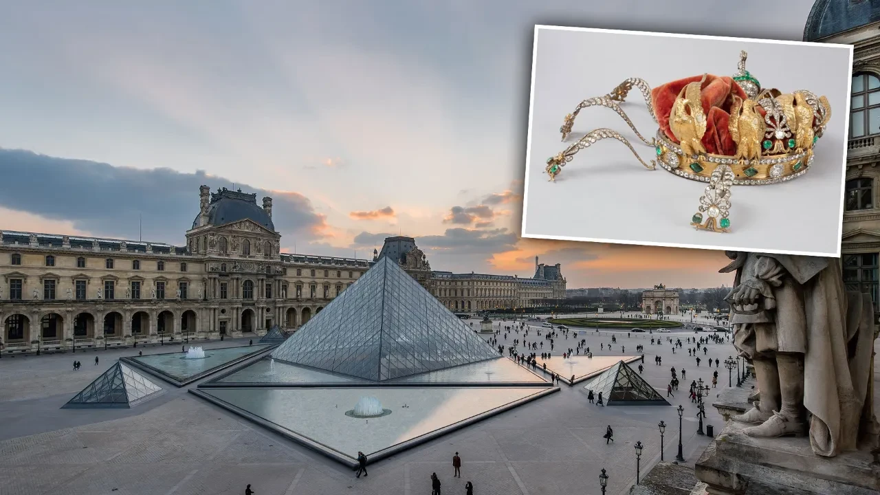 Louvre soygunu sonrası bir ilk! Hırsızların düşürdüğü elmas taç görüntülendi