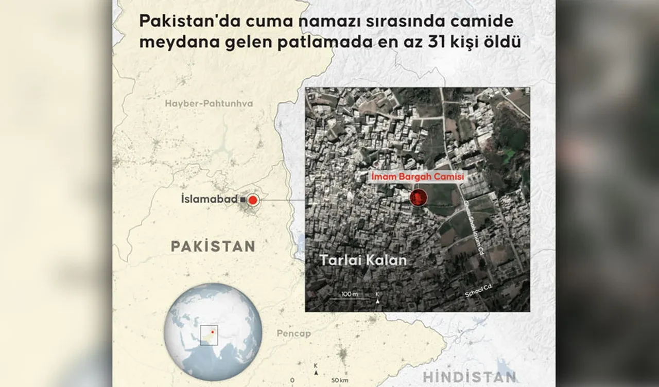 Pakistan'da cami kana bulandı! Cuma namazı sırasında bombalı saldırı: Çok sayıda ölü ve yaralı var
