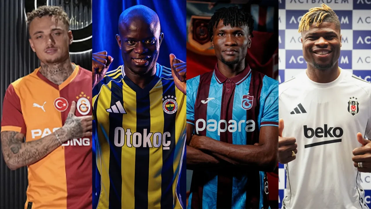 4 büyüklerin yeni transferleri! İşte Galatasaray, Fenerbahçe, Trabzonspor ve Beşiktaş'ın kadrosuna kattığı isimler