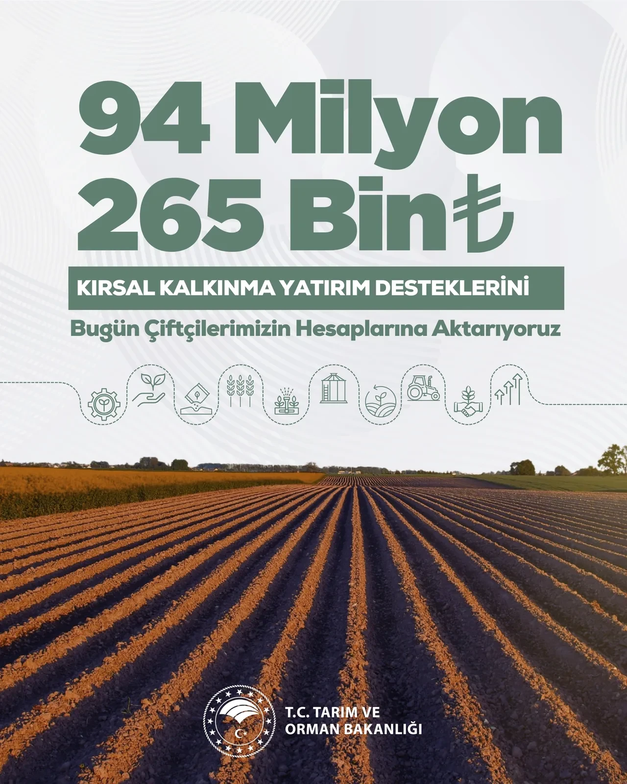 Bakanlık duyurdu: Çiftçilere destek ödemesi hesaba yattı!