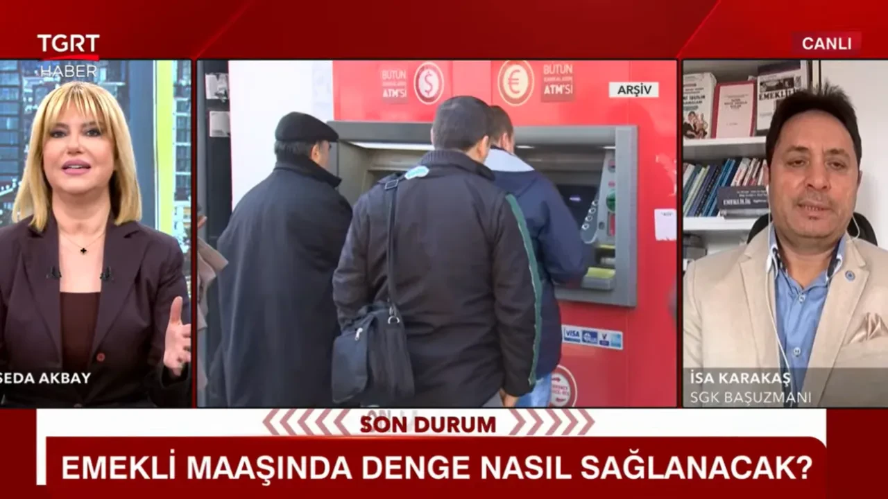 En düşük emekli maaşını 42 bin lira yapacak formül! İsa Karakaş canlı yayında açıkladı