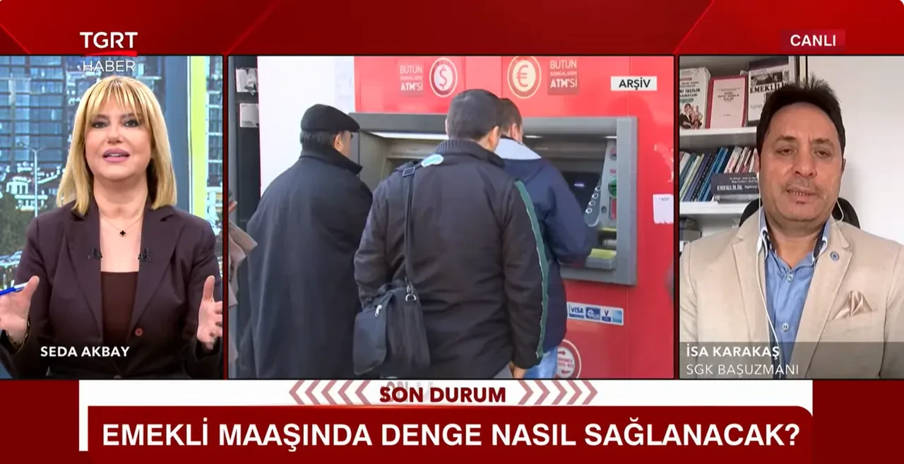 En düşük emekli maaşını 42 bin lira yapacak formül! İsa Karakaş canlı yayında açıkladı