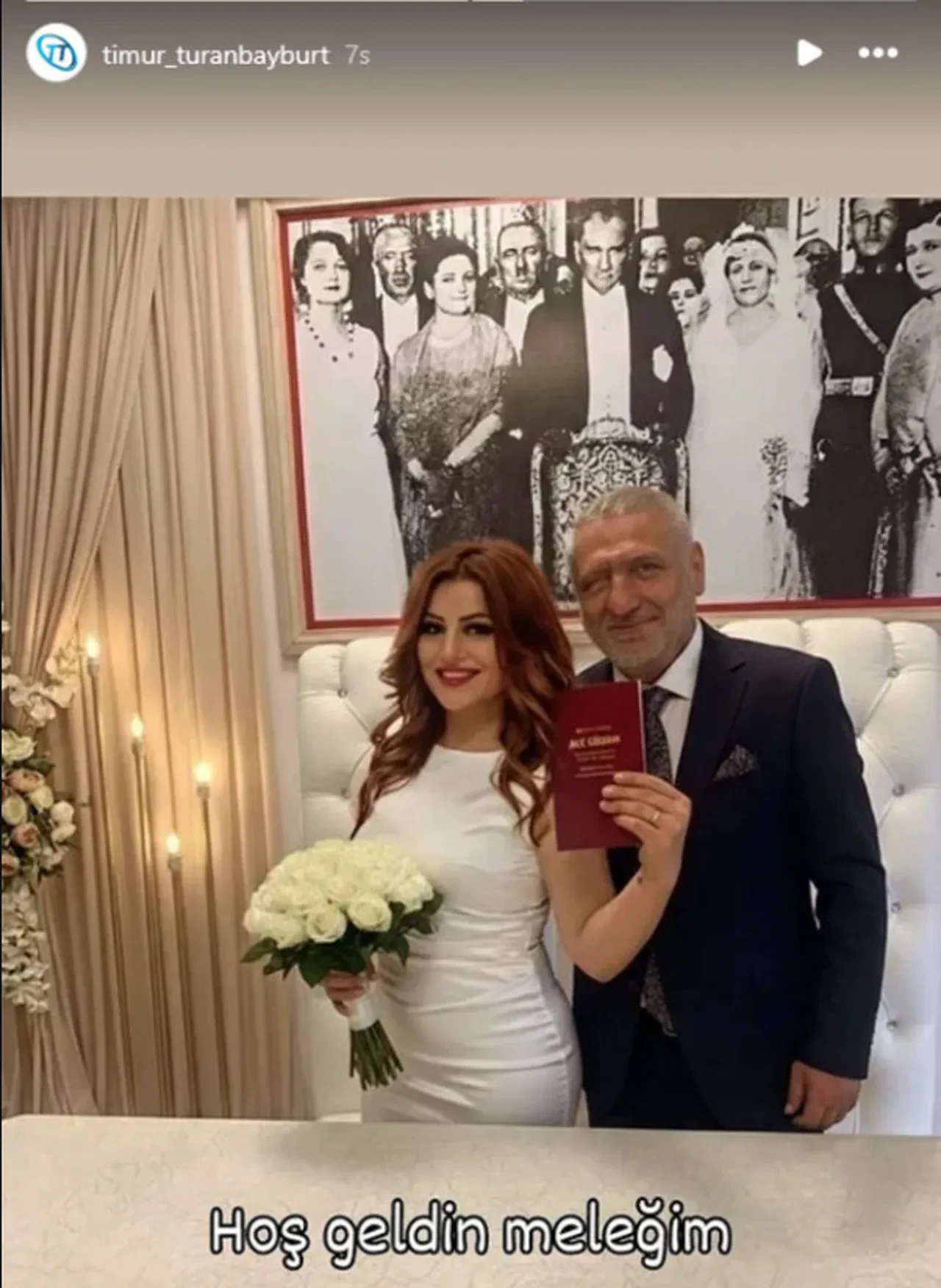 Ferdi Tayfur'un oğlu Timur Turanbayburt evlendi! 