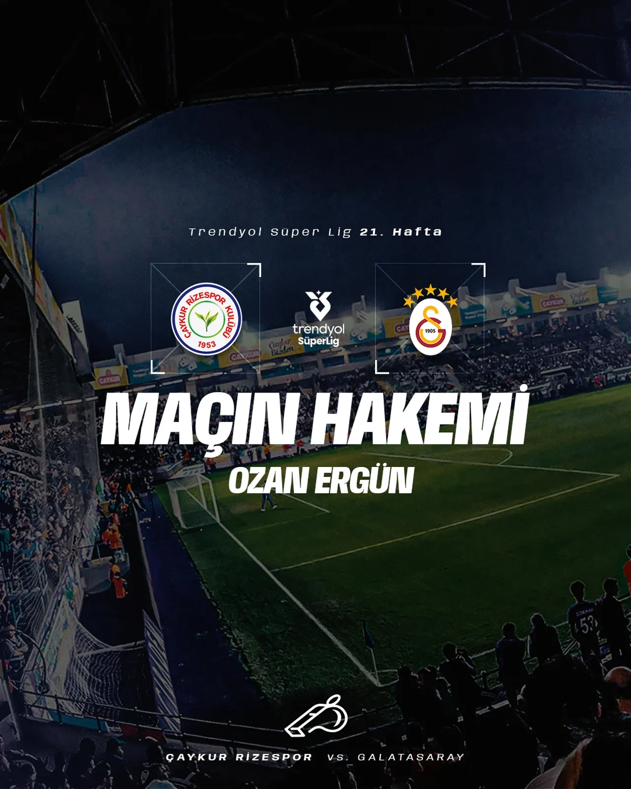 Galatasaray Çaykur Rizespor deplasmanında | SÜPER LİG CANLI MAÇ ANLATIMI