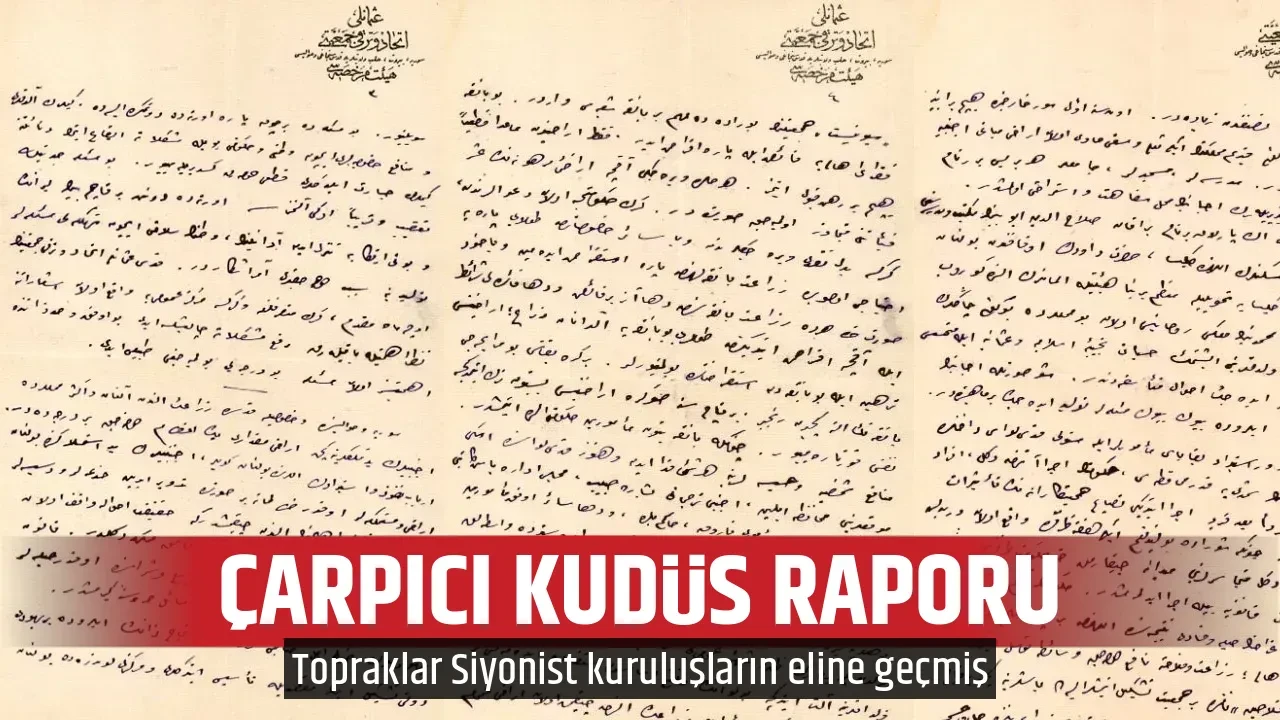 ÇARPICI KUDÜS RAPORU