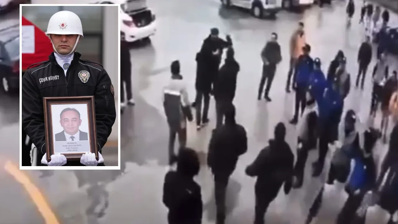 Polis memuru darp edilerek öldürüldü! Korkunç görüntüler ortaya çıktı: '30'a yakın kişi eşime saldırmış'