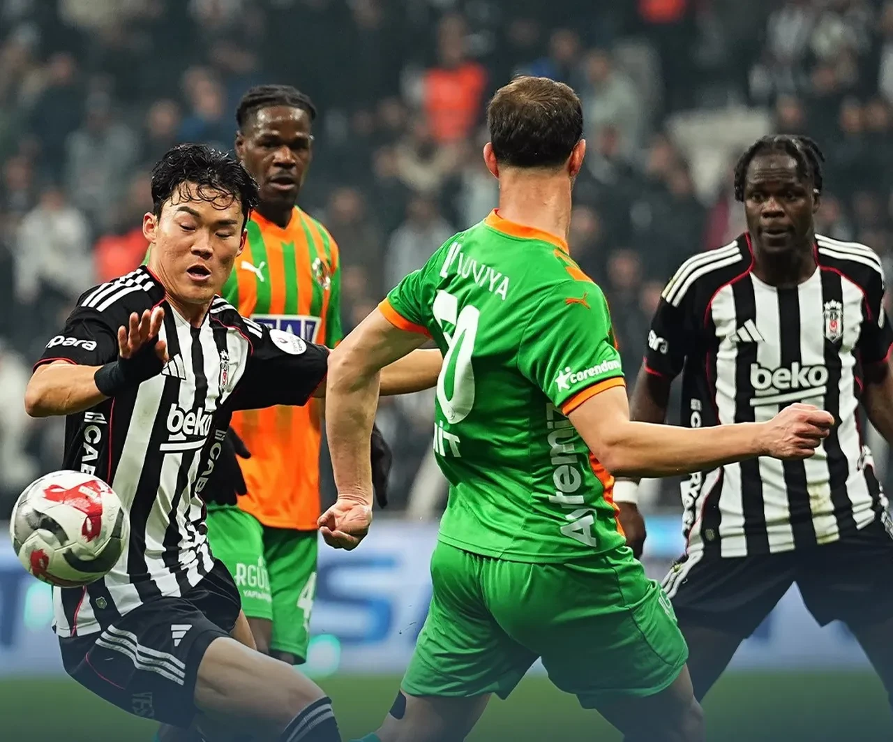 Beşiktaş'ta ilk golünü atan Hyeon-Gyu Oh'un şaşkınlığı!