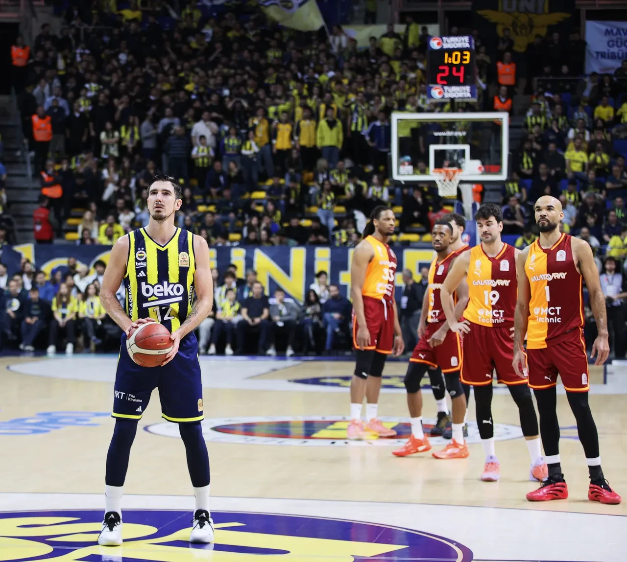 Fenerbahçe Beko derbide Galatasaray MCT Technic'i devirdi!