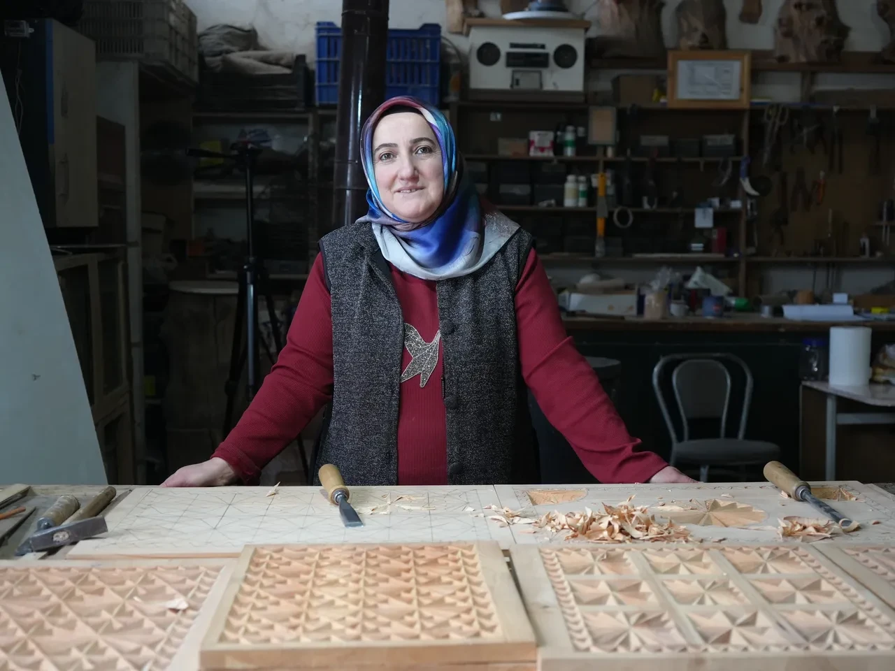 Hobi olarak başladı şimdi gelir kapısı oldu! Yaptığı motiflere ülke genelinde sipariş yağıyor