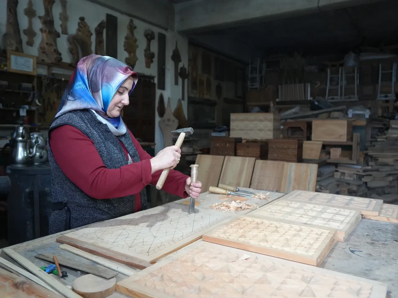 Hobi olarak başladı şimdi gelir kapısı oldu! Yaptığı motiflere ülke genelinde sipariş yağıyor