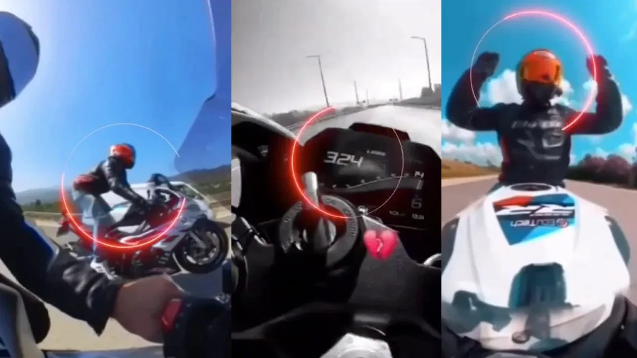 Otobanda ölüme davetiye: 324 km hız yapan sürücü yakalandı