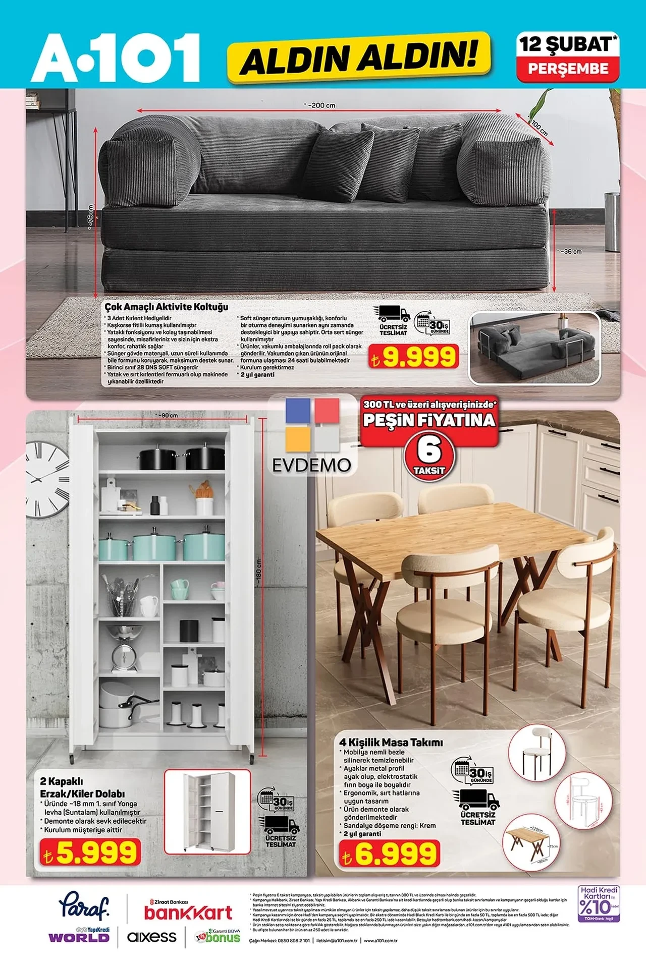 A101 aktüel ürünler 12 Şubat Ramazan özel kataloğu! Bu hafta A101'e gözleme sacı, kablosuz etiket yazıcı ve akıllı led ekran geliyor