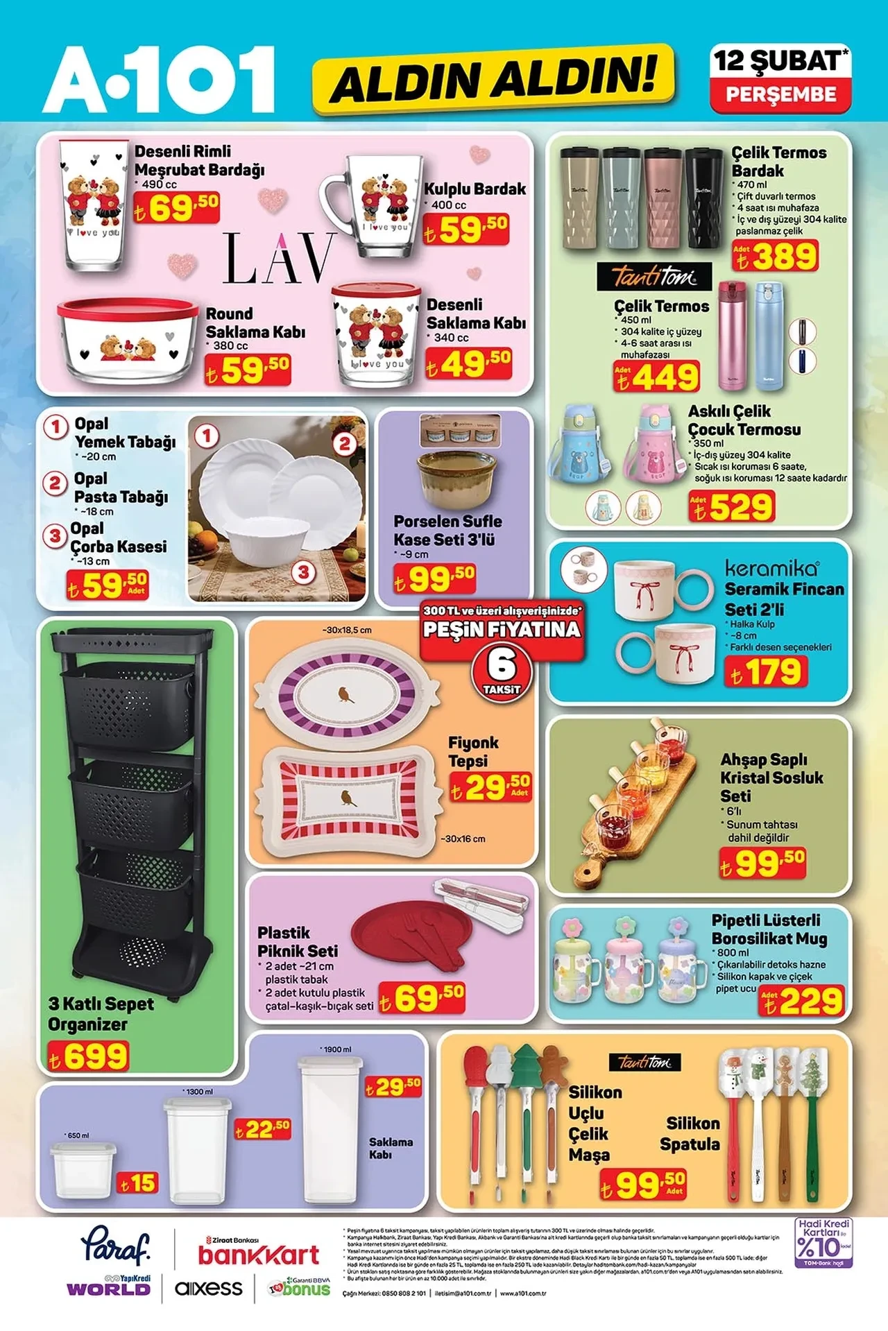 A101 aktüel ürünler 12 Şubat Ramazan özel kataloğu! Bu hafta A101'e gözleme sacı, kablosuz etiket yazıcı ve akıllı led ekran geliyor