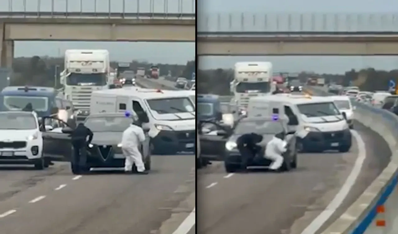 Otoyolda para nakil aracına soygun girişimi: Patlayıcı kullandılar, çatışma çıktı!