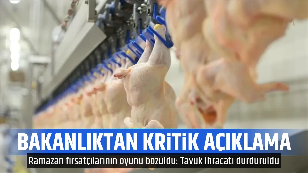 Ramazan öncesi zamma bakanlıktan hamle! Tavuk eti ihracatı durdurulacak
