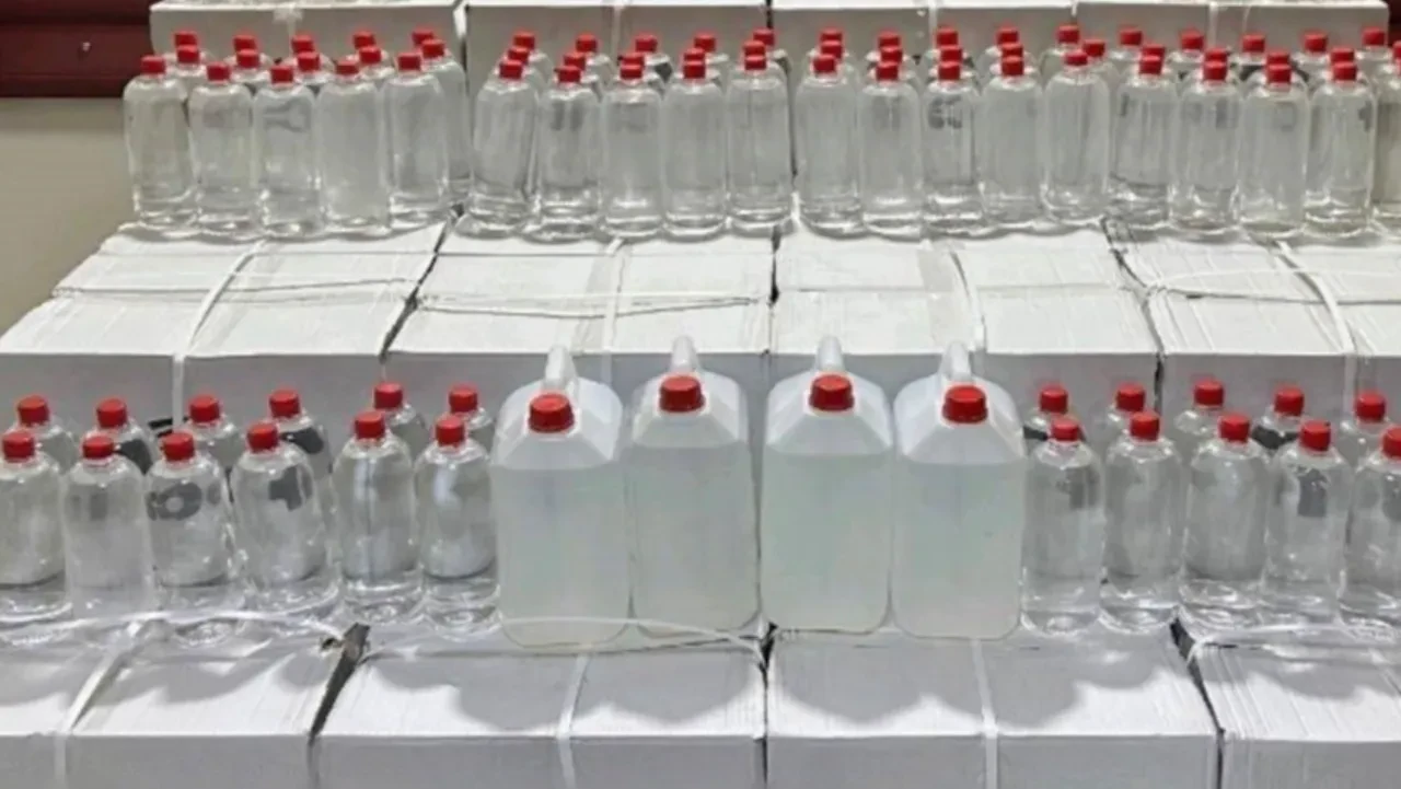 Sahte içki tehlikesine geçit yok: Sinop'ta 1080 litre ele geçirildi