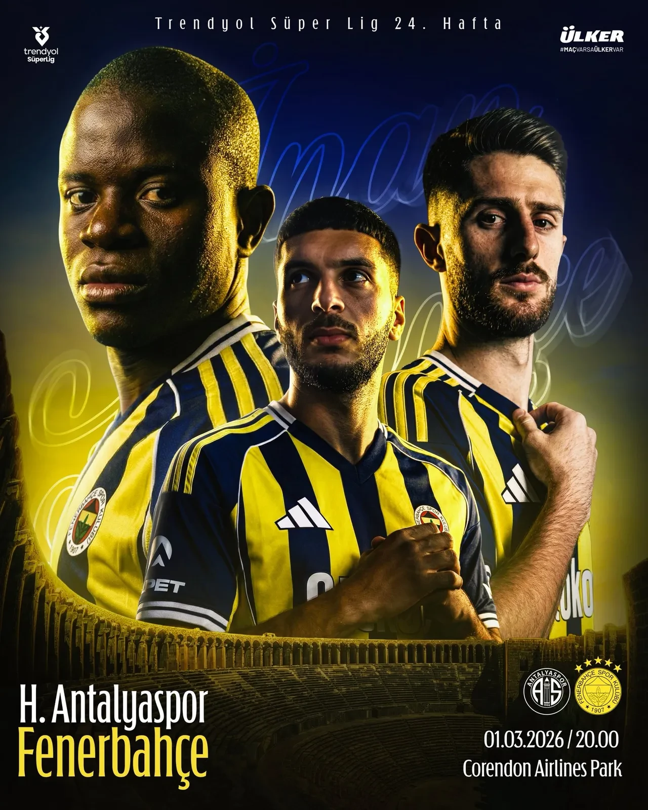 Fenerbahçe Antalyaspor deplasmanında | SÜPER LİG CANLI MAÇ ANLATIMI