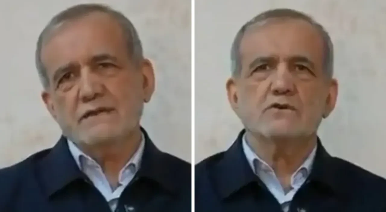 Pezeşkiyan saldırıların ardından ilk kez görüntü verdi: "Düşmanların üslerini güçlü şekilde hedef alıyor "