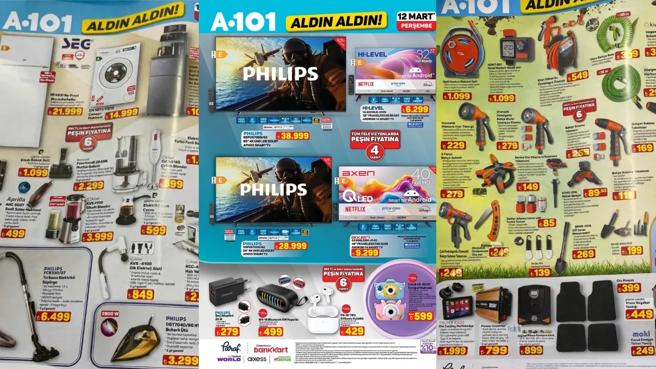 A101 12-19 Mart aktüel ürünler kataloğu 2026! Bu hafta kamp sandalyesi, tam boy keman ve otomatik çaylı su sebili geliyor