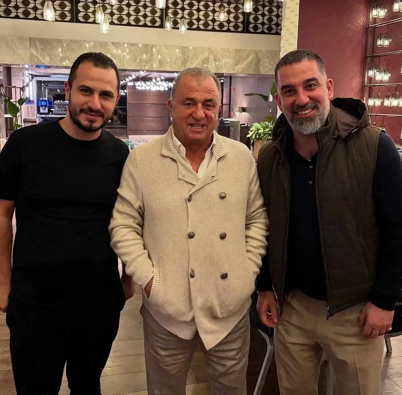 Fatih Terim Arda Turan'ı ziyaret etti
