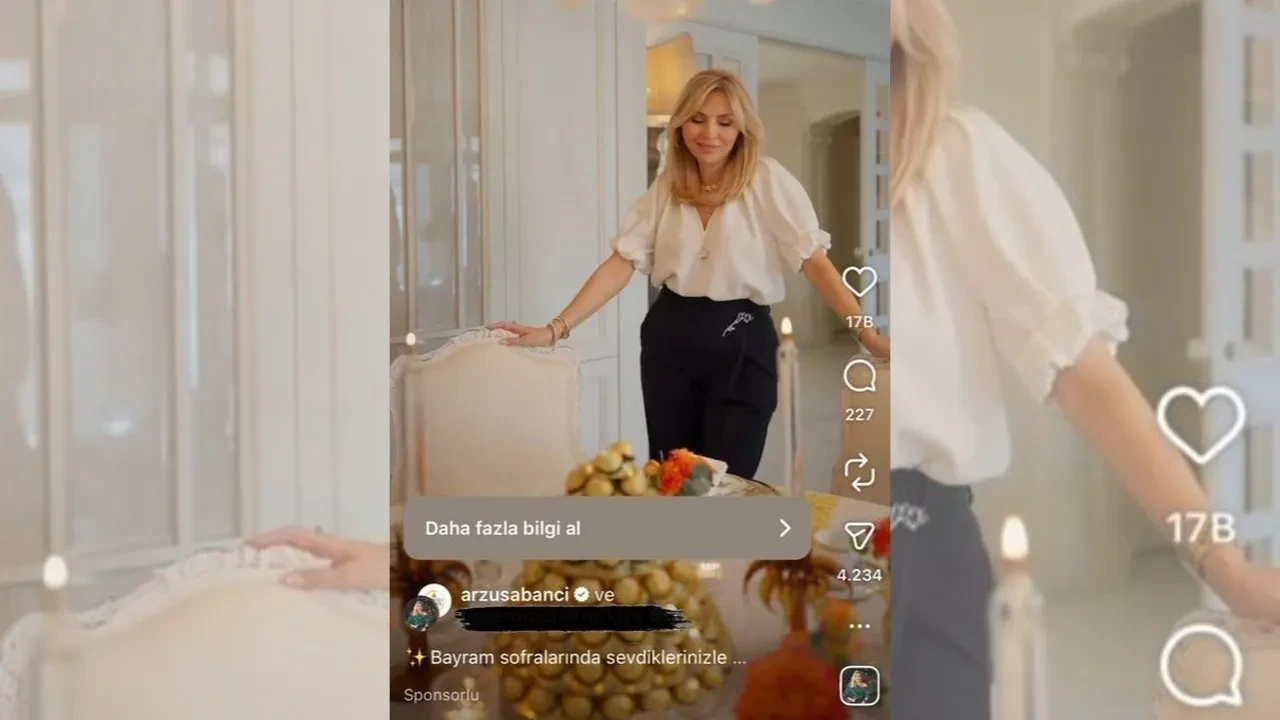 Milyonluk servete sahip Arzu Sabancı'dan sosyal medyadan reklamlı paylaşım! Takipçileri şoke oldu