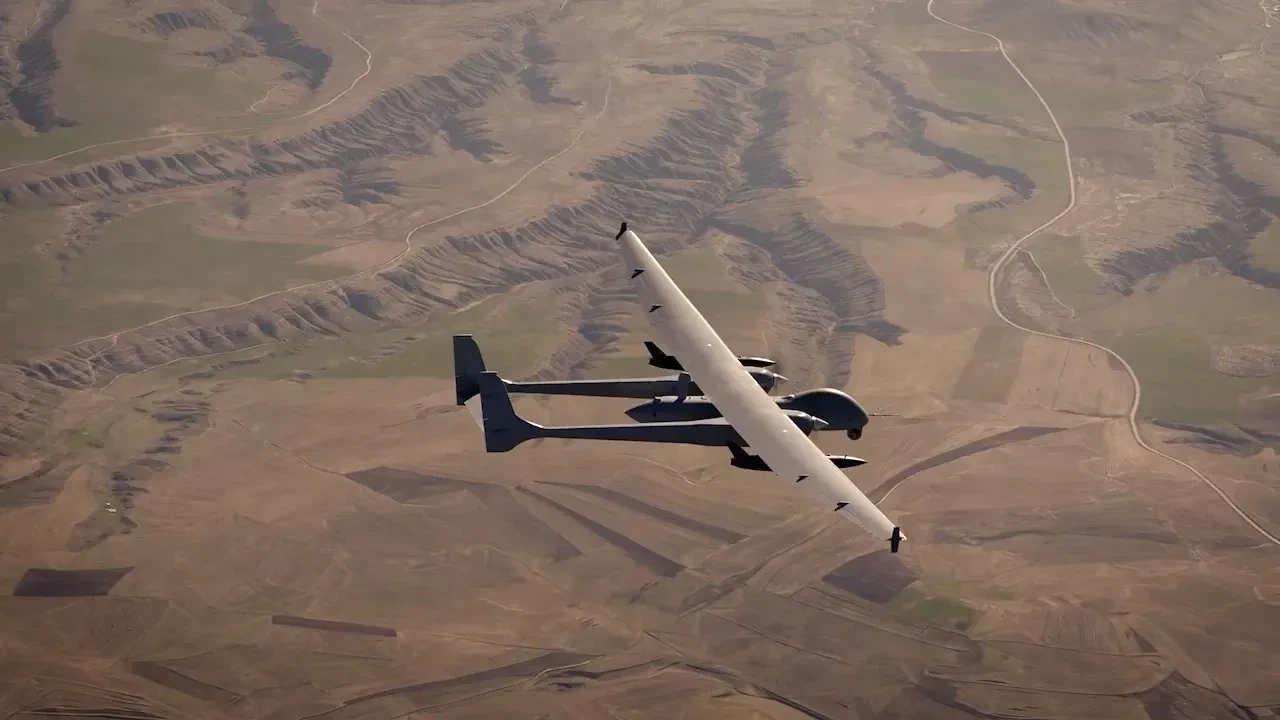 TUSAŞ, AKSUNGUR İHA'nın yeni uçuş görüntülerini yayınladı